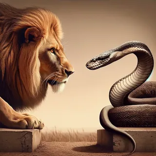 Illustration accompanying Jacob’s Serpent and Israel’s Lion